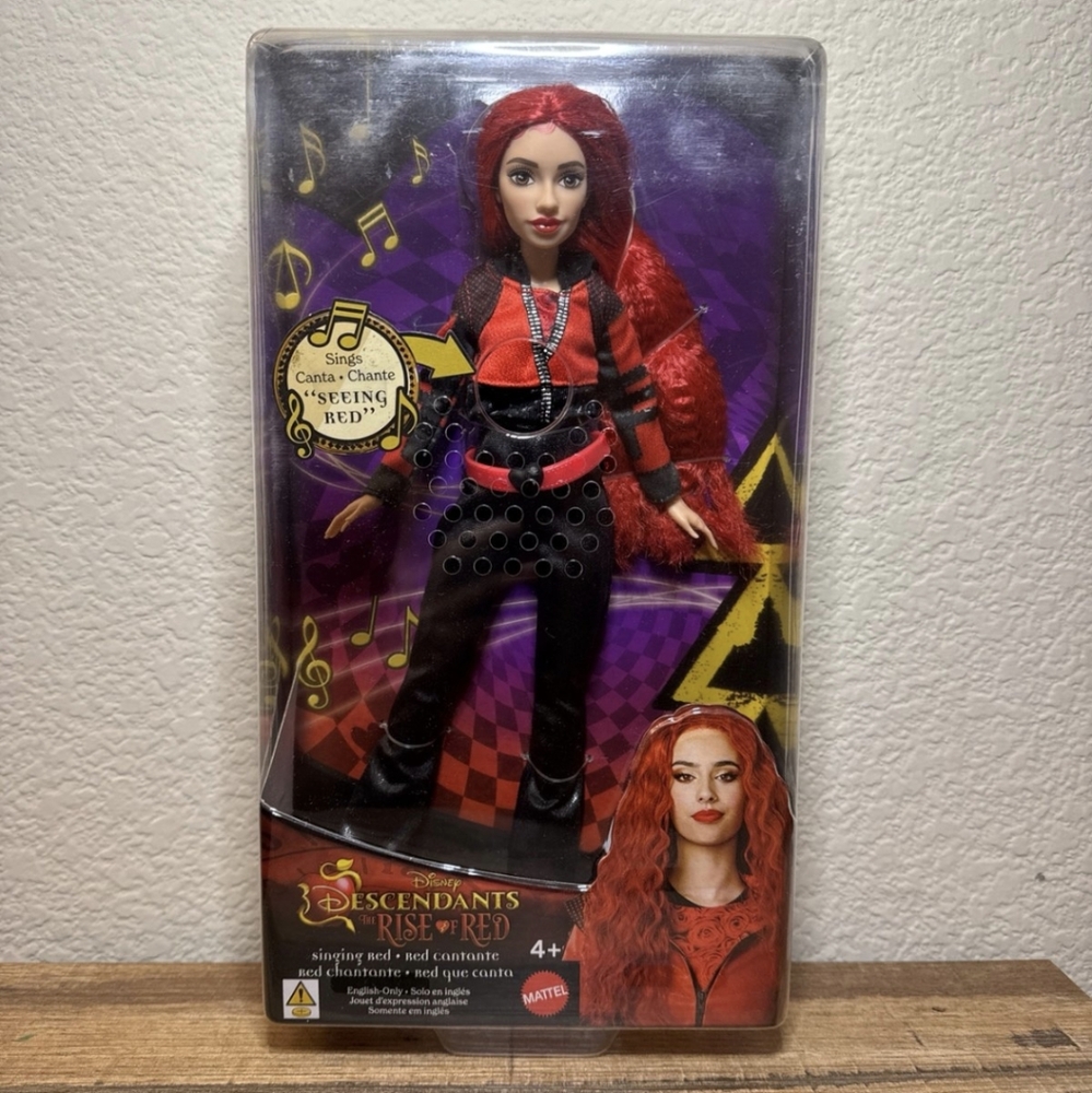 NEW In Box Singing Rise of Red Doll Disney Descendants